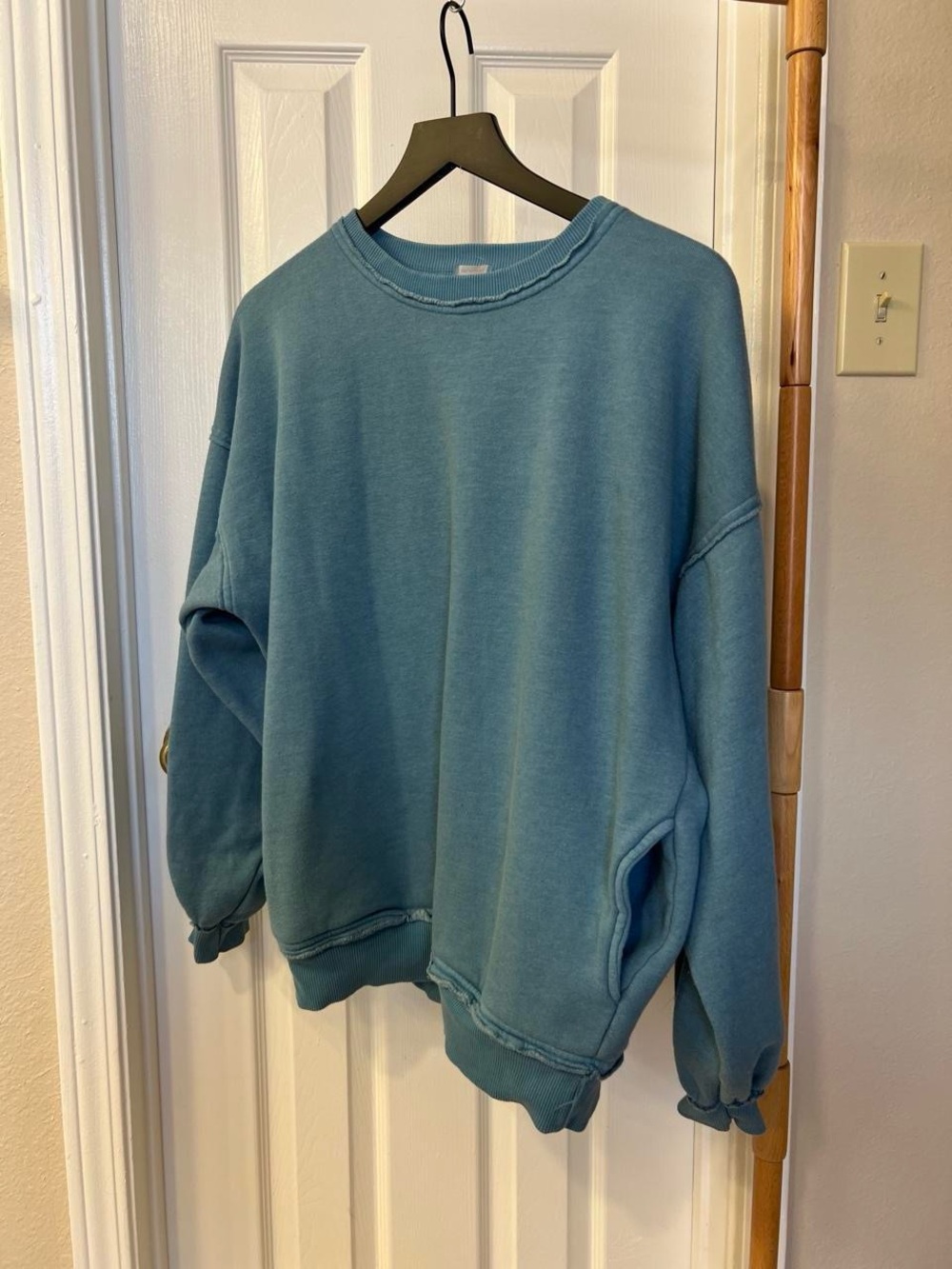 FP Movement by Free People Dusty Teal Crewneck Sweatshirt - Picture 3 of 8